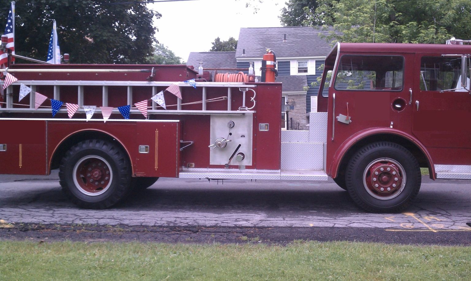 Antique Fire Trucks Vintage Equipment Fenton Fire