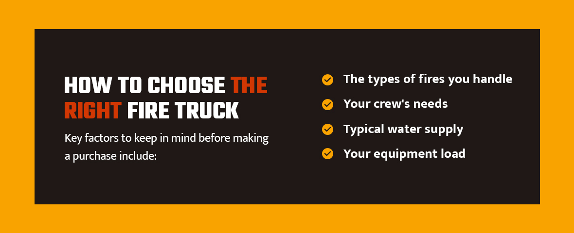 How to Choose the Right Fire Truck